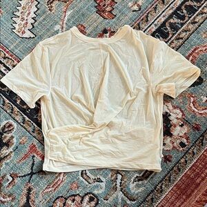 lululemon athletica Light Cream Short Sleeve Tee